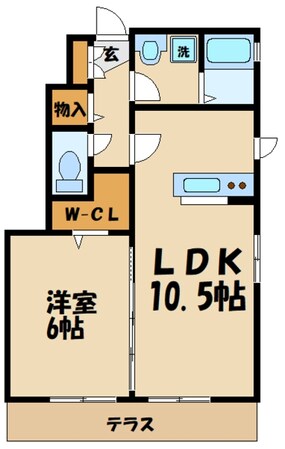 レセンテスパシオの物件間取画像